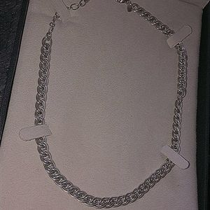 blue nile silver necklace